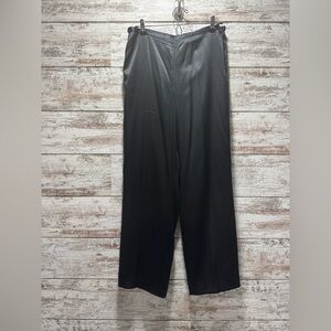 Bloomingdale's Elegant Silk Black Dress Pants 8